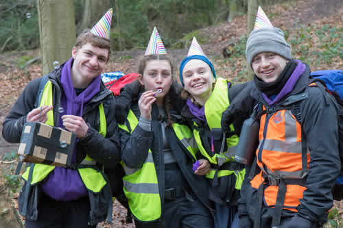 Winter survial team with a cunning cover story